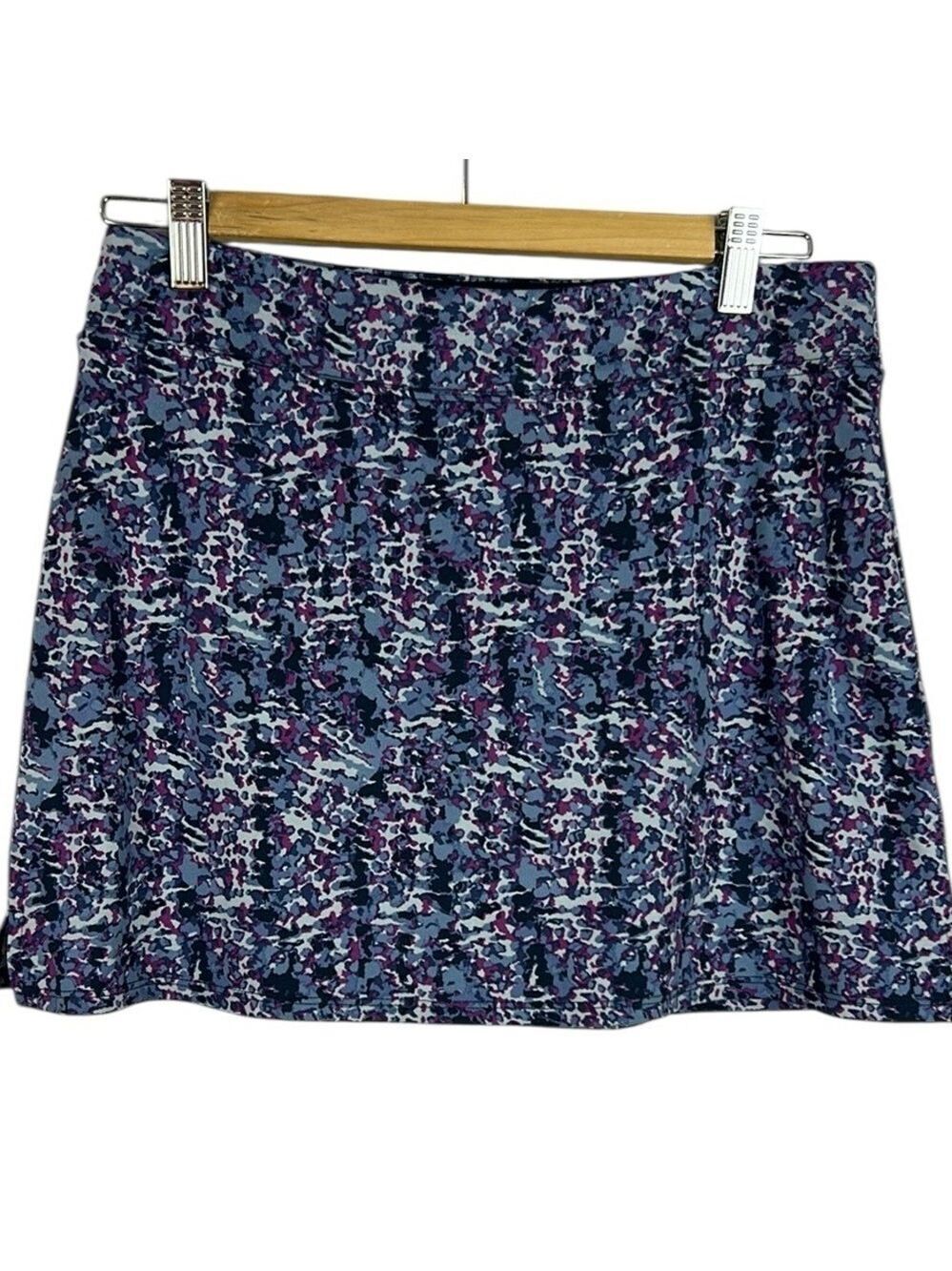 Tranquility by Colorado Clothing Sport Athletic Abstract Skort Small Blue Purple